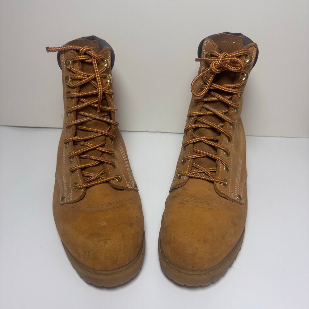 RUFFHIDES Men's Insulated Leather Workwear Heavy Duty Combat Boots Size 8.5W